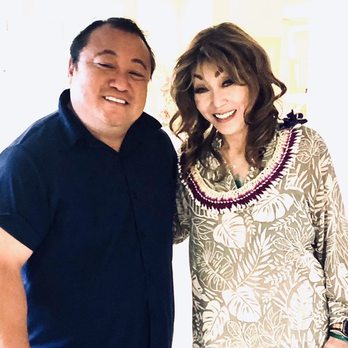 Celebrity smile transformation by Dr. Wynn Okuda in Hawaii